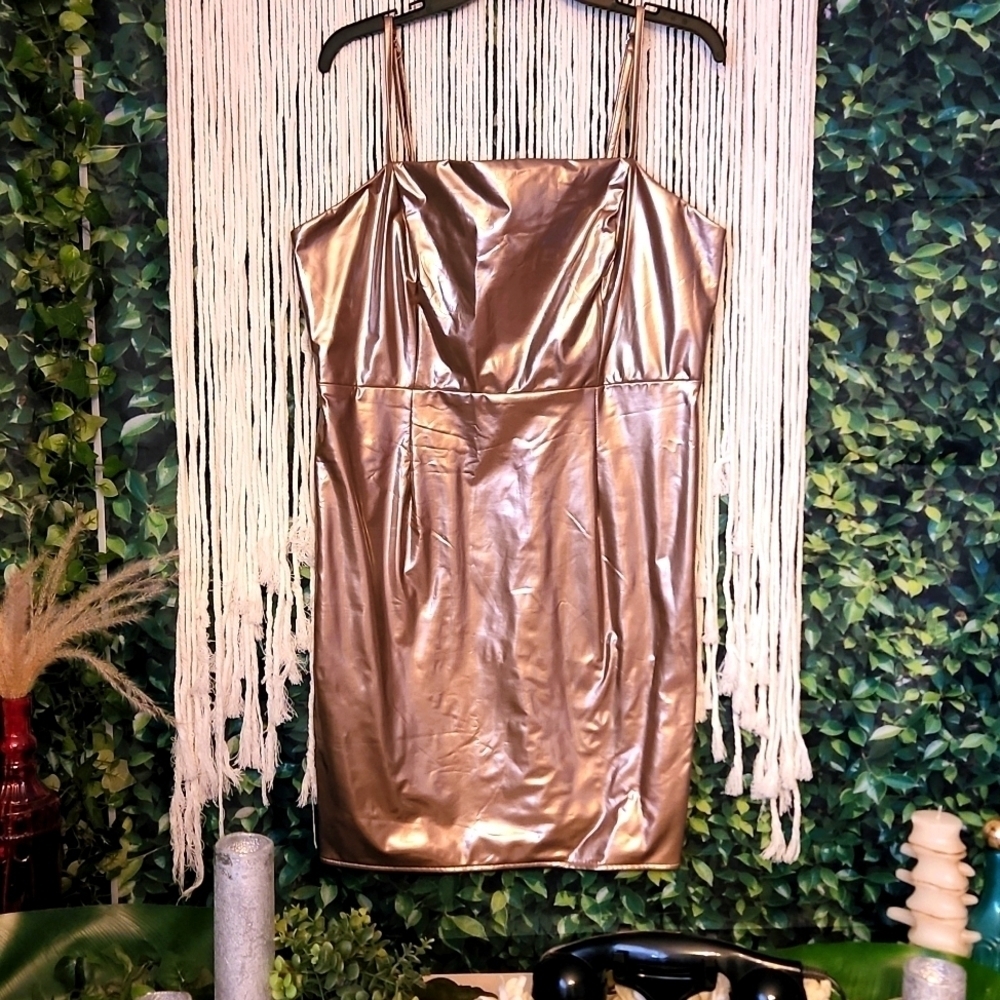 F21 Rose Gold Dress